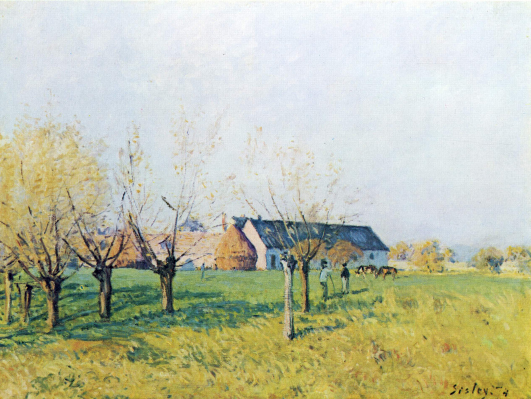 Alfred Sisley. The farm in Wellenkuppe