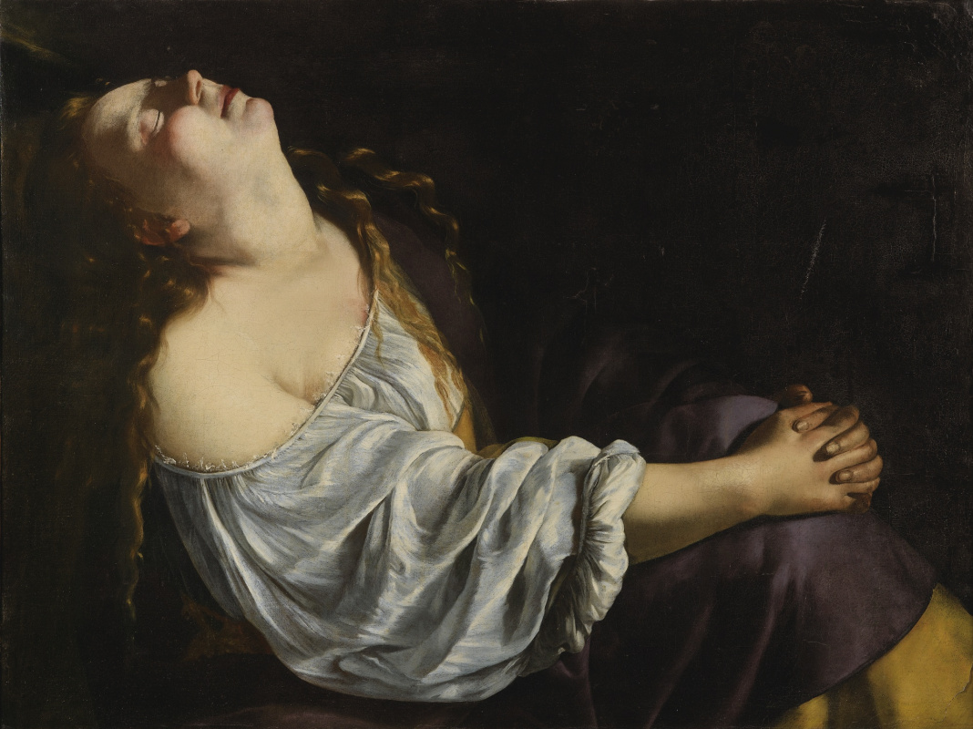Artemisia Gentileschi. Maria Maddalena in estasi
