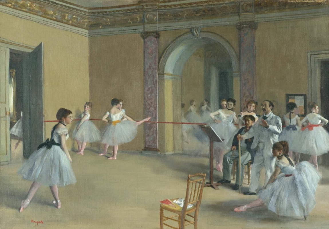 Edgar Degas. Ballet class Opera on the street Pelletier