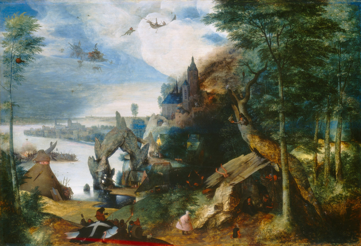 Pieter Bruegel The Elder. The temptation of St. Anthony