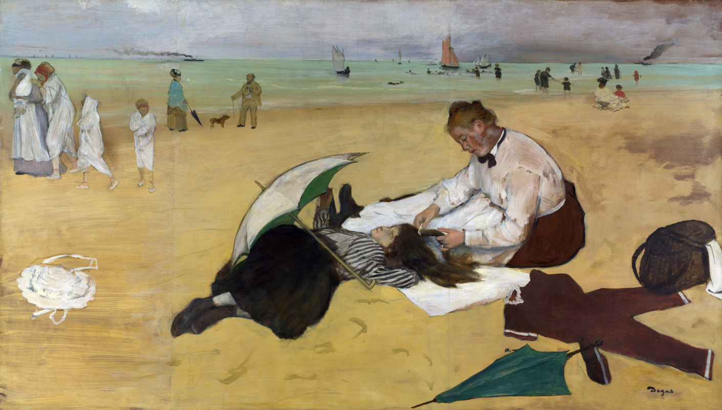 Edgar Degas. Beach scene