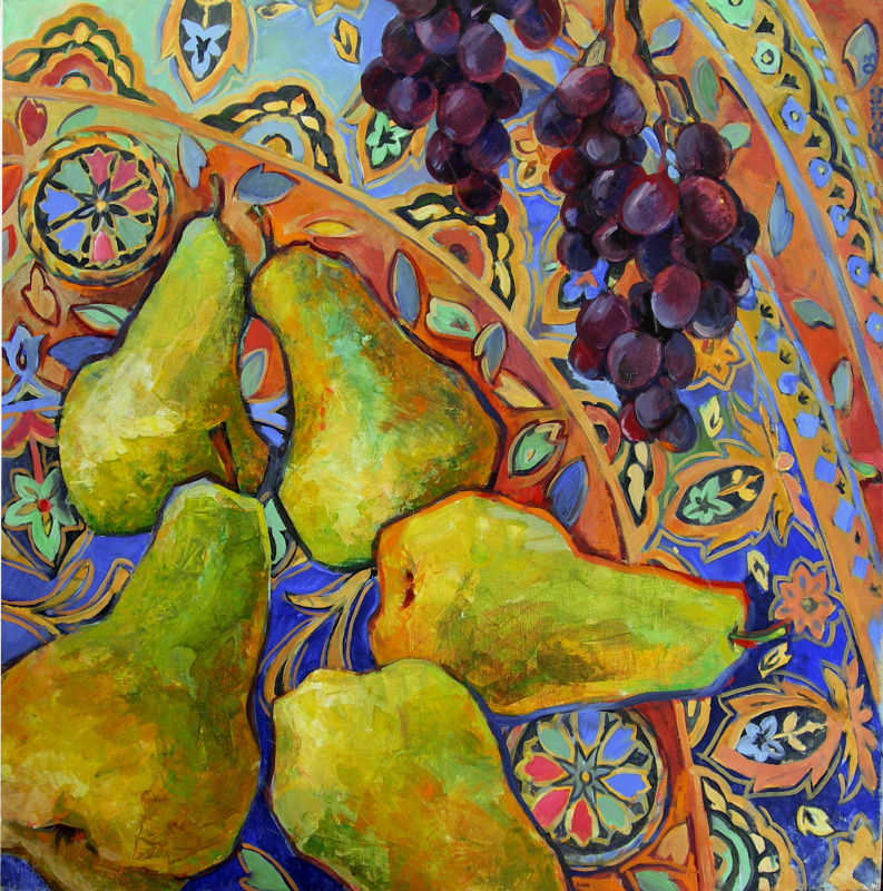 Anna Yuryevna Bosco. Diptych. Pears