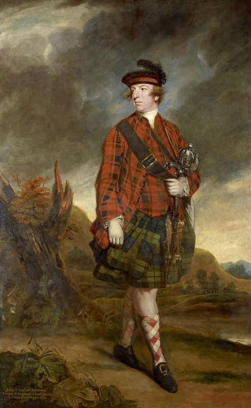 Joshua Reynolds. Portrait of John Murray, 4th Earl of Dunmore