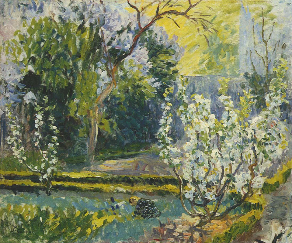 Henri Lebasque. The garden in the spring