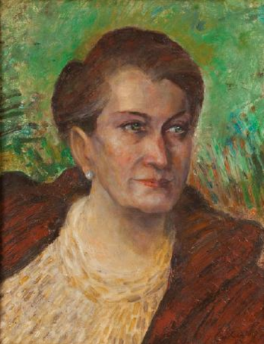 Cuno Amiet. Portrait Of Eliza Flury