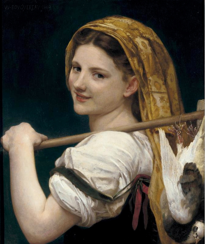 William-Adolphe Bouguereau. The return from the market