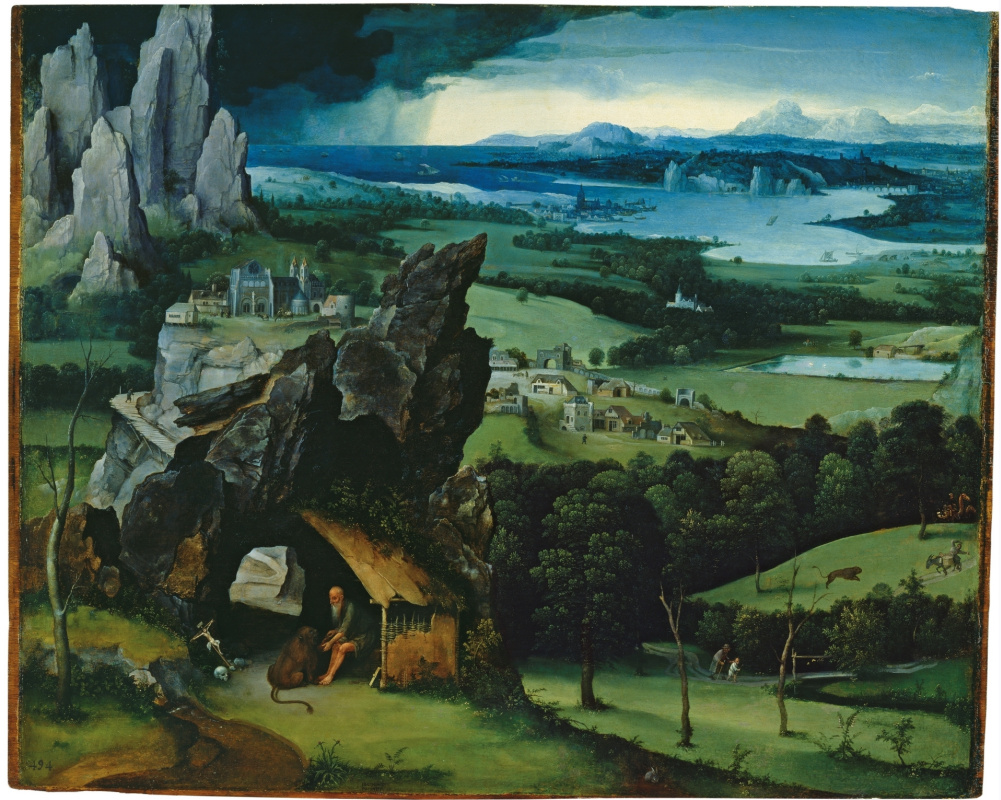 Joachim Patinir. Landscape with Saint Jerome