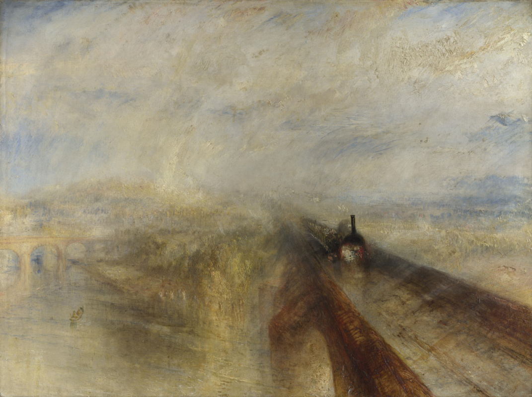 Joseph Mallord William Turner. Pluie, vapeur et vitesse. Great Western Railway