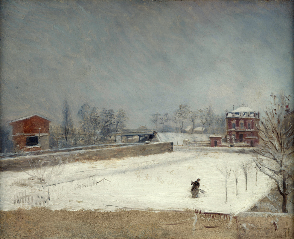 Giuseppe de Nittis. Winter landscape