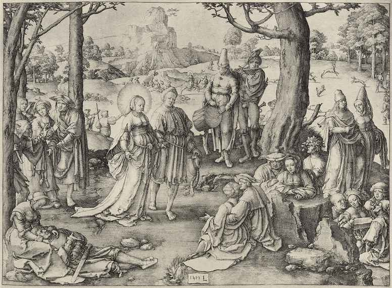 Lucas van Leiden (Luke of Leiden). Dance Of Mary Magdalene