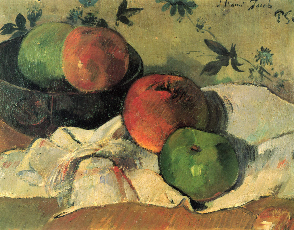 Paul Gauguin. Apples in a bowl