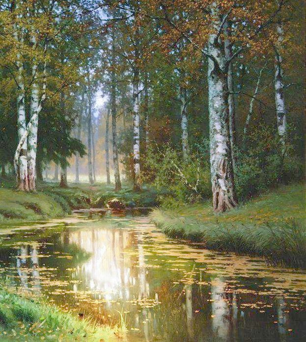 Victor Mikhailovich Ershov. Childhood river