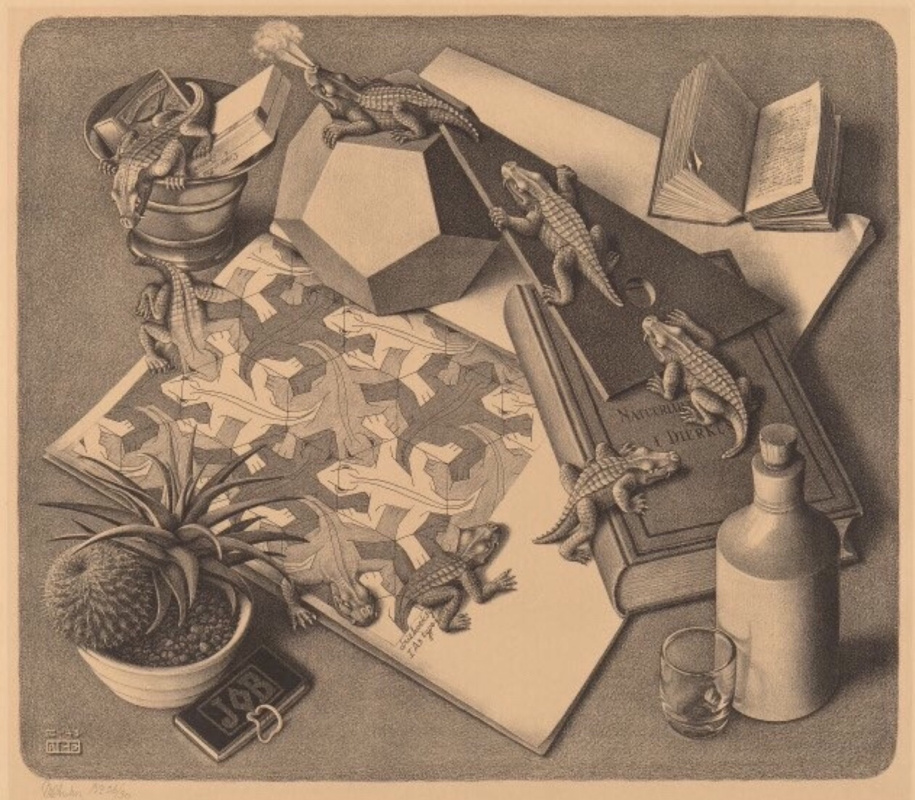Maurits Cornelis Escher. Reptiles