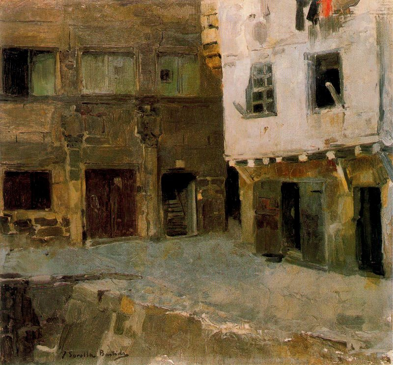Joaquin Sorolla. The house of Victor Hugo in Pasajes