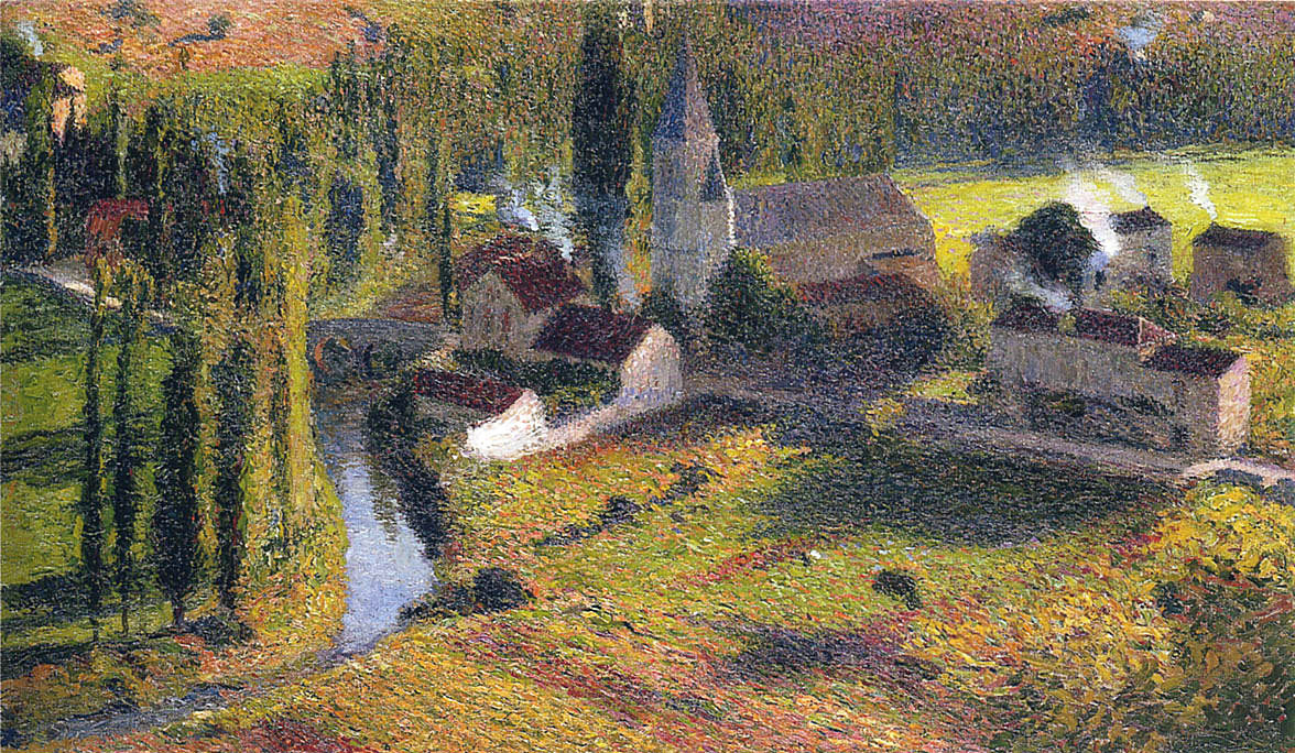 Henri Martin. Village