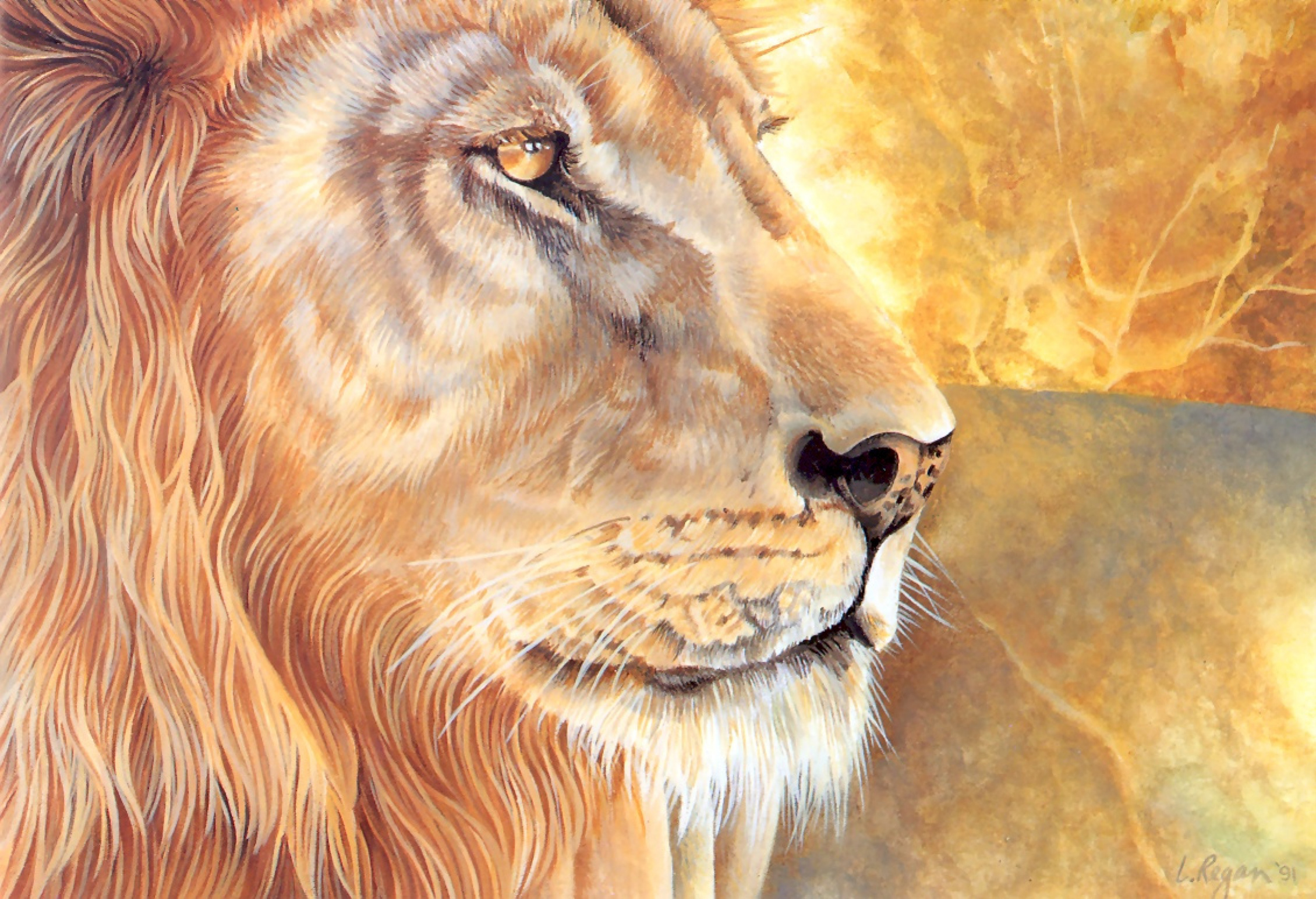 Lion by Laura Regan: History, Analysis & Facts | Arthive