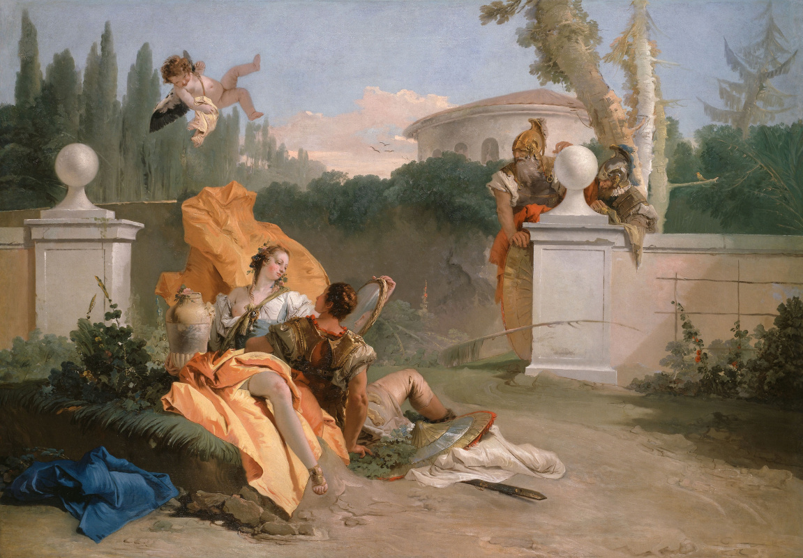 Giovanni Battista Tiepolo. Ubaldo and Carlo, catching Rinaldo and Armida