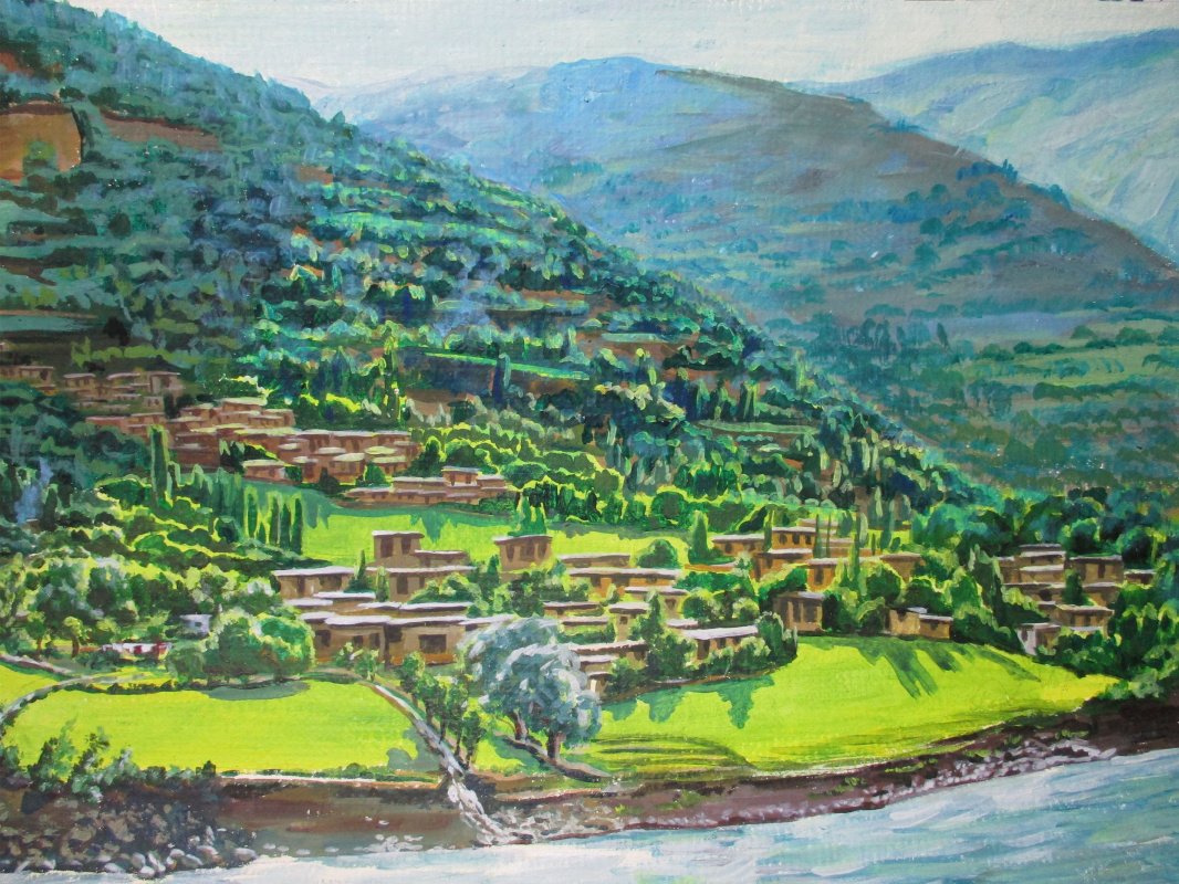 Tizza La Vilia. Mountain village