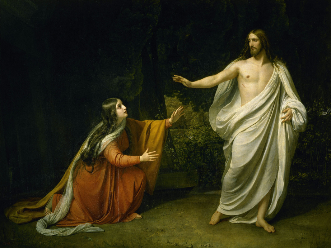 Alexander Andreevich Ivanov. The appearance of Christ to Mary Magdalene after the resurrection