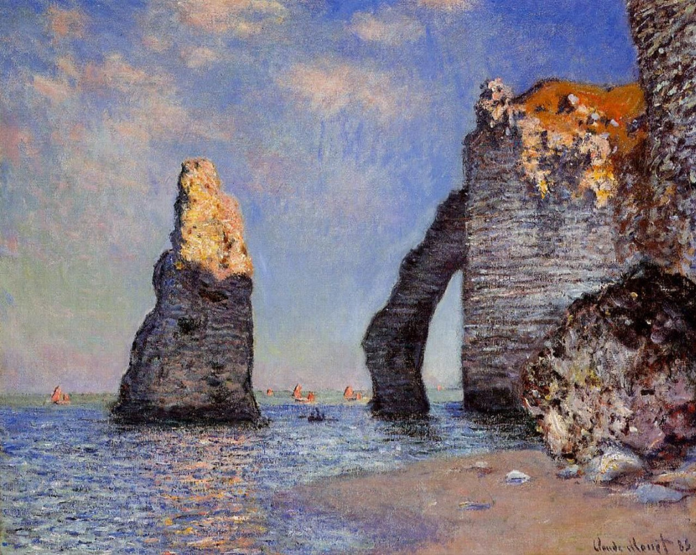 Claude Monet. The rock Needle and the Porte d Aval