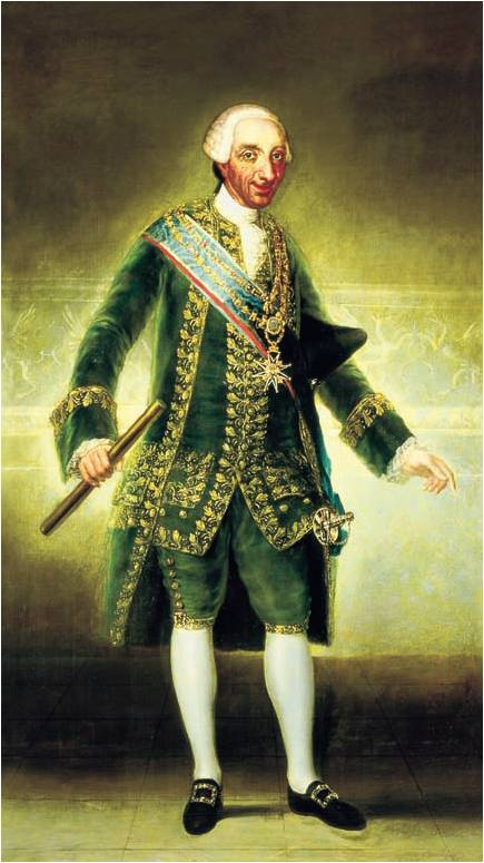 Francisco Goya. Portrait of Spanish king Charles III