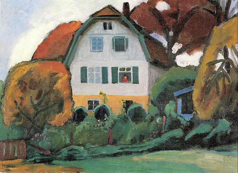 Gabriele Münter. "Russisches Haus" in Murnau