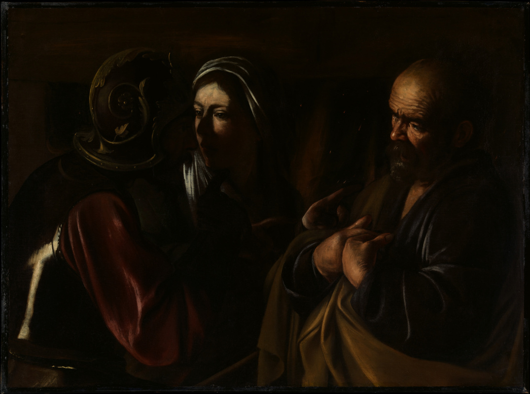 Michelangelo Merisi de Caravaggio. The denial of St. Peter