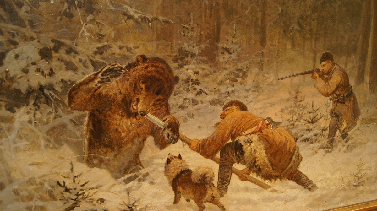 Evgheny Tikhmenev. Bear hunting.