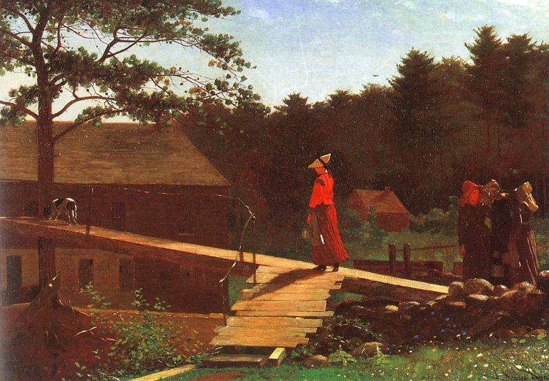 Winslow Homer. The old mill. Morning bell