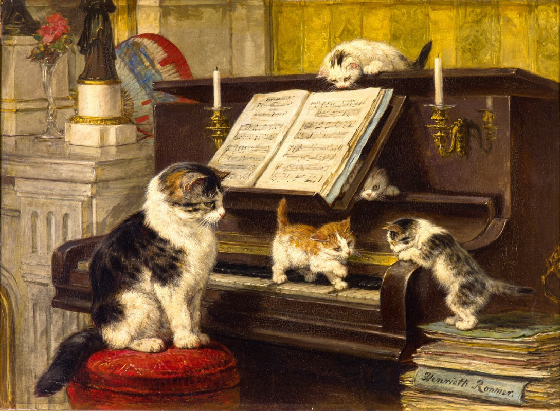 Henrietta Ronner Knip. Lección de piano