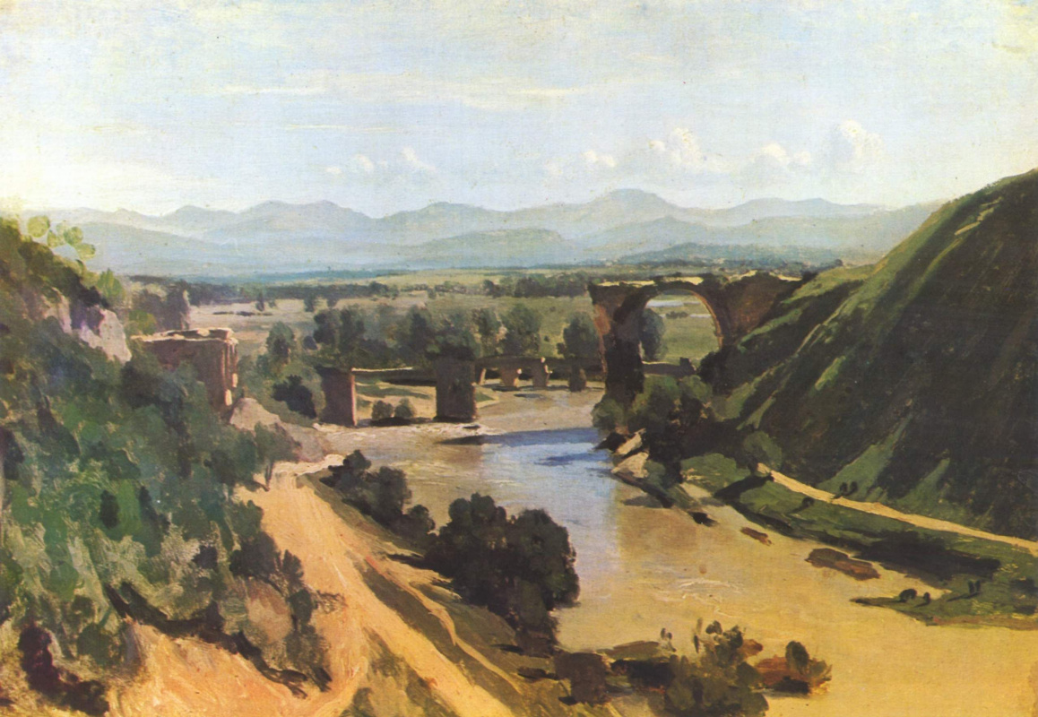 Camille Corot. Bridge to Narni