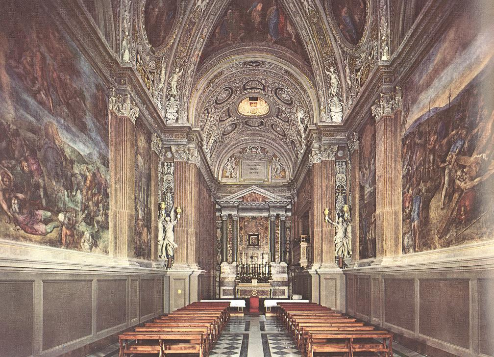 Michelangelo Buonarroti. The Cappella Paolina