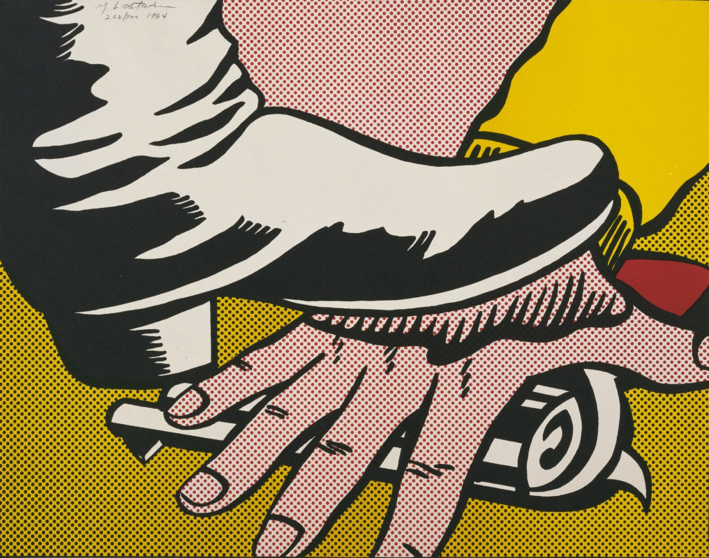 Roy Lichtenstein. Leg and arm