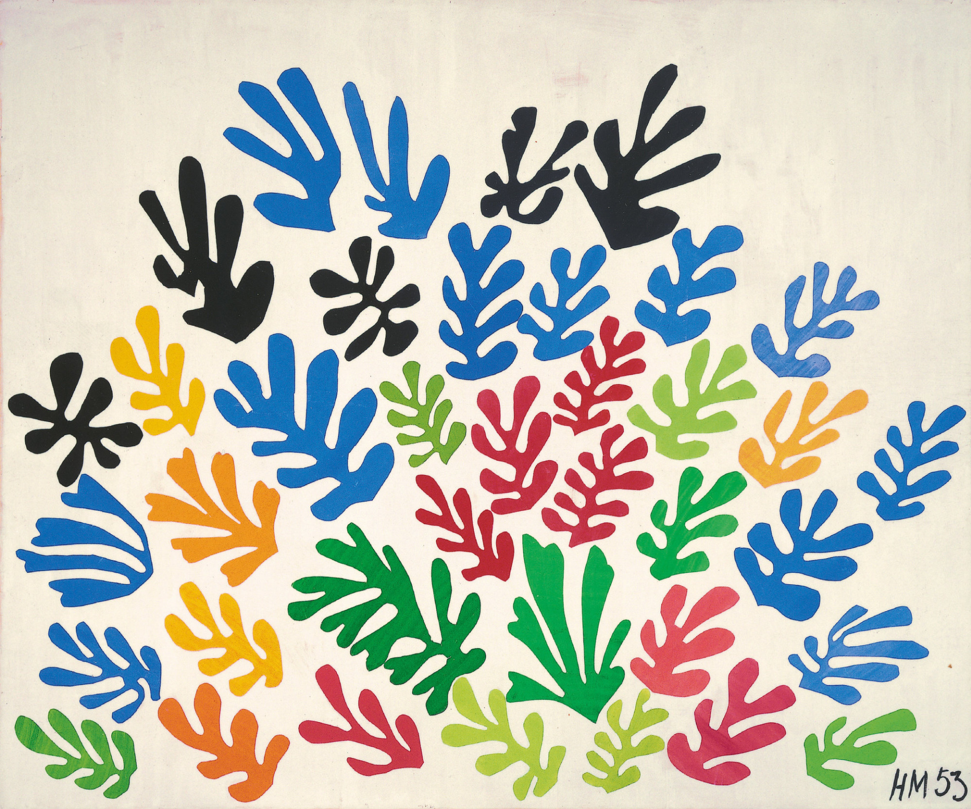 Spray of Leaves, 1953, 350×294 cm by Henri Matisse: History