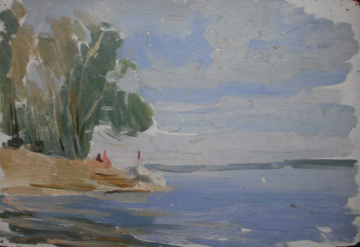 Nina Vasilievna Sedova. On the Kubensky lake