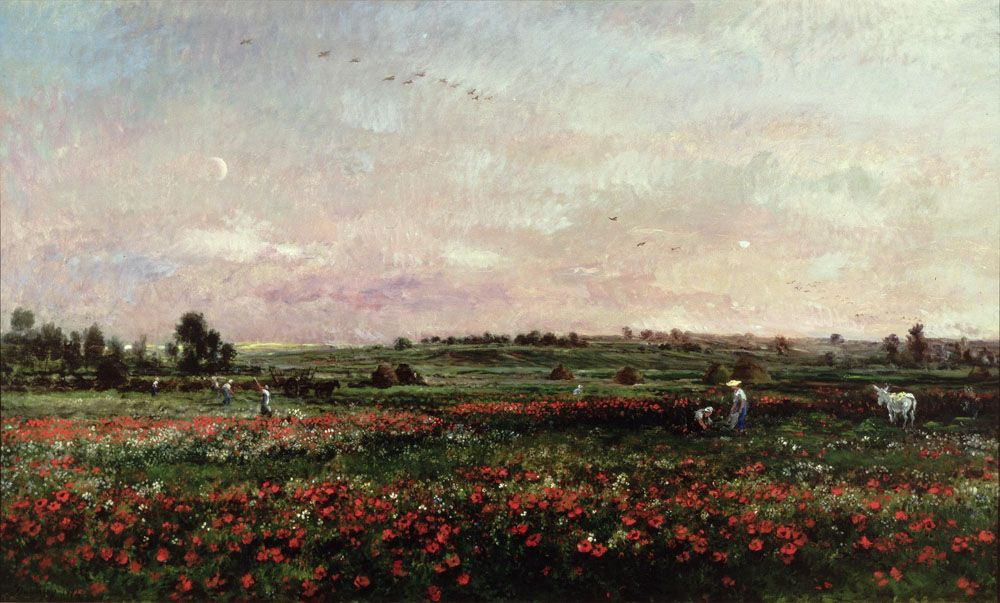 Charles-Francois Daubigny. Field in June