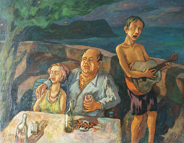 Aleksandr Kovalchuk. Dinner in Koktebel