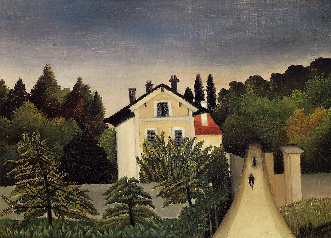 Henri Rousseau. House on the Outskirts of Paris