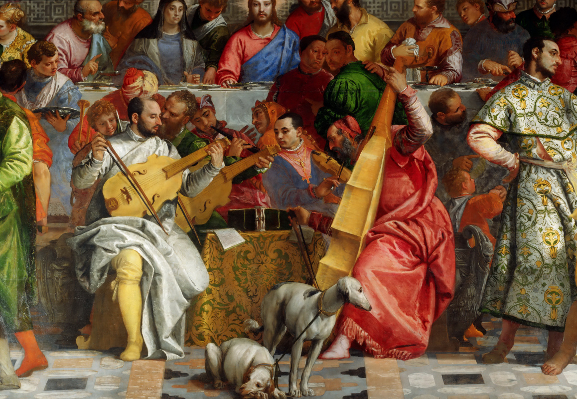 Paolo Veronese. Mariage à Cana en Galilée. Fragment