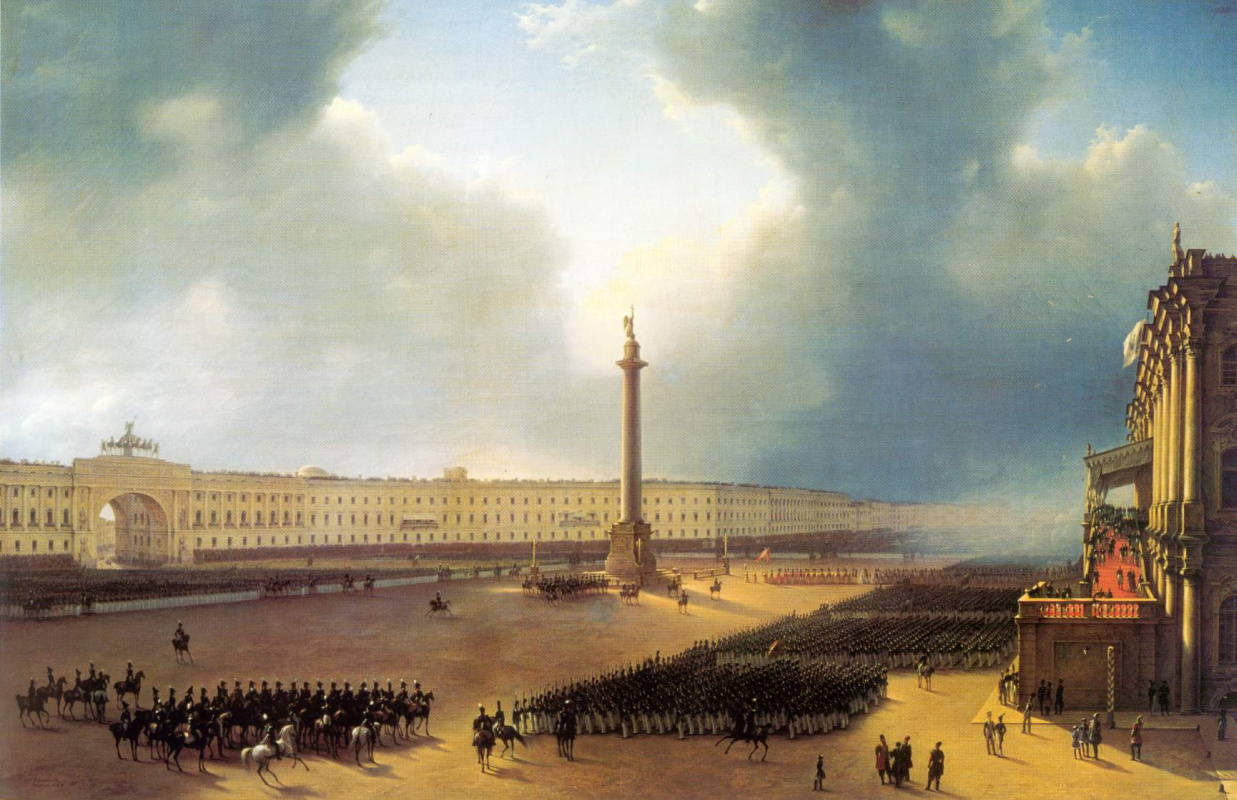 Grigory Grigorievich Chernetsov. Parade