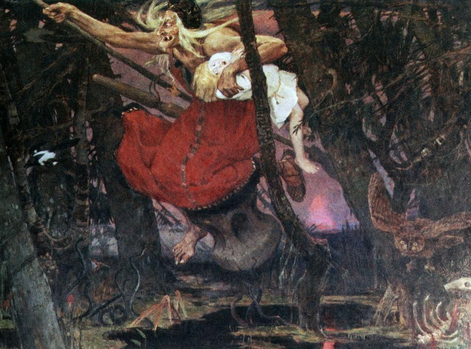 Baba Yaga by Viktor Mikhailovich Vasnetsov: History, Analysis & Facts