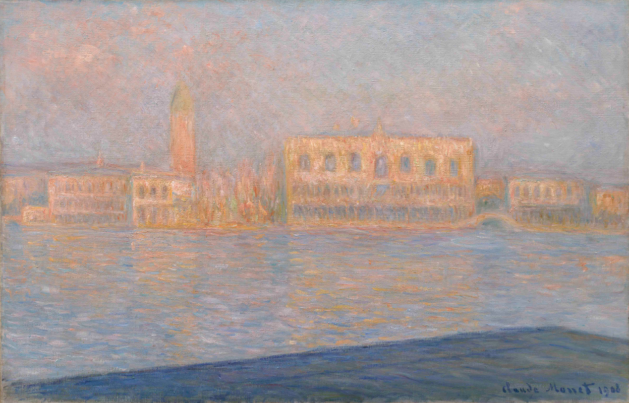 Claude Monet. Doge's Palace, view from San Giorgio Maggiore