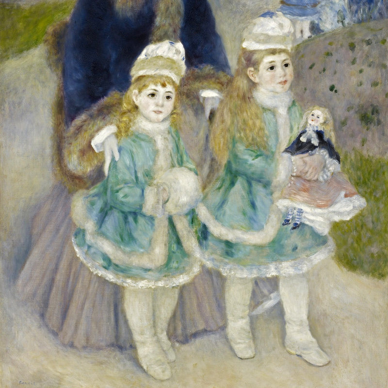Pierre Auguste Renoir. Spaziergang (Fragment)