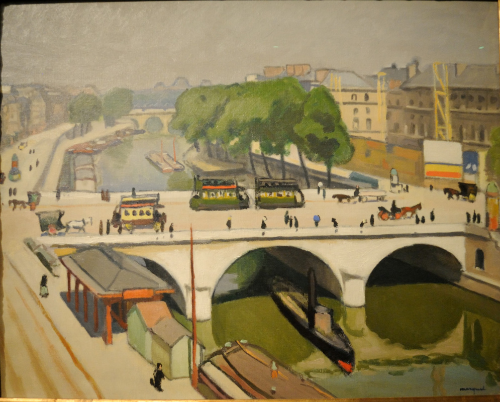 Albert Marquet. The bridge Saint-Michel in Paris.