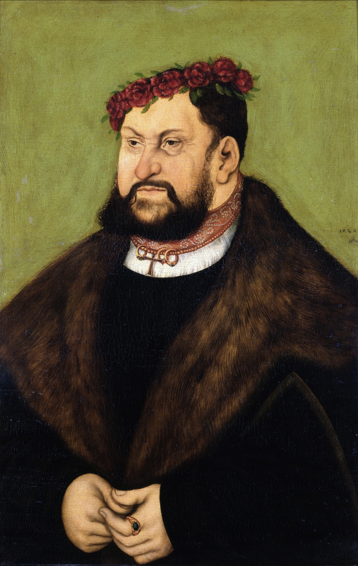 Lucas Cranach the Elder. Solid Johann, elector of Saxony