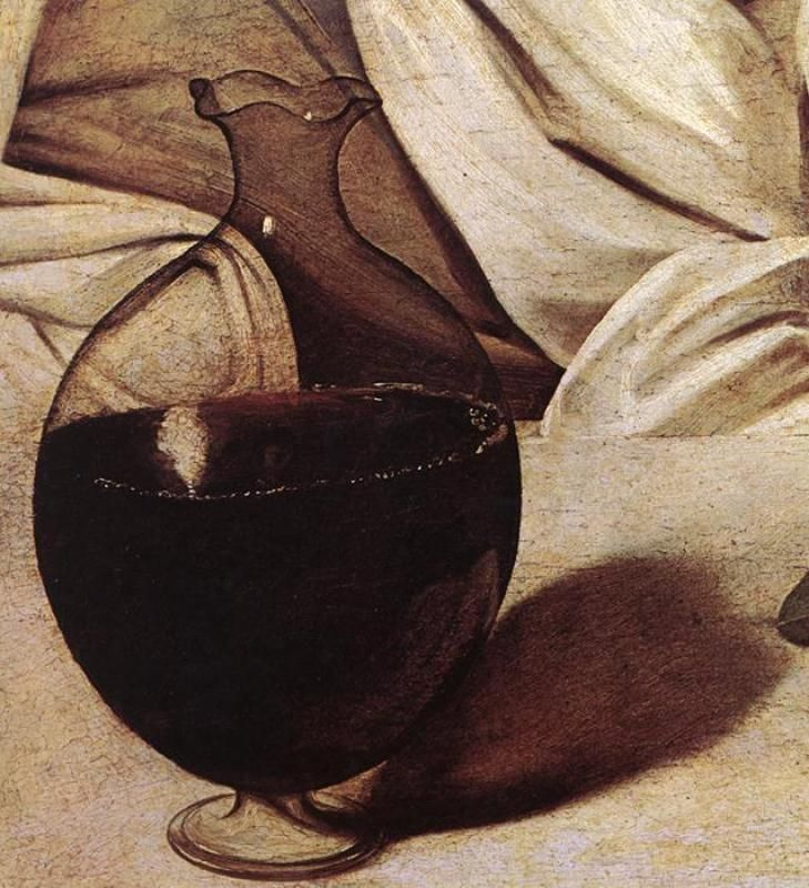 Микеланджело Меризи де Караваджо. Бахус. Фрагмент