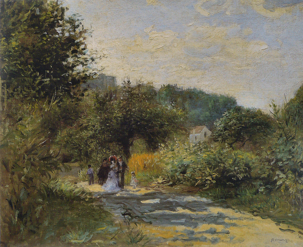 Pierre-Auguste Renoir. The road to Loveshine