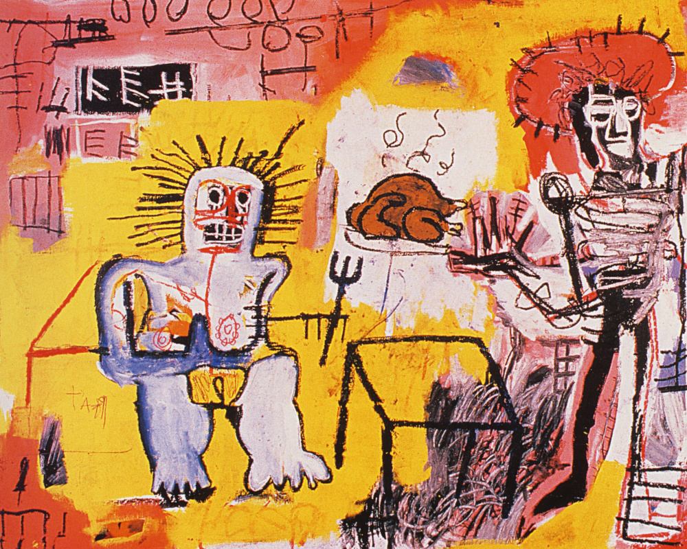 Jean-Michel Basquiat. Rice with chicken