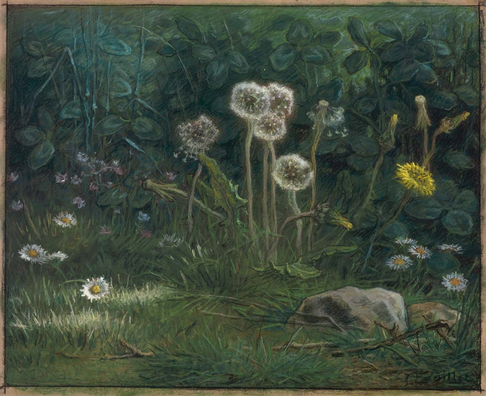 Jean-François Millet. Dandelions