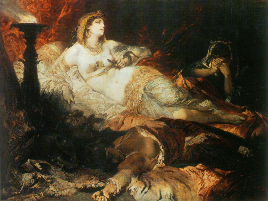 Hans Makart. The Death Of Cleopatra